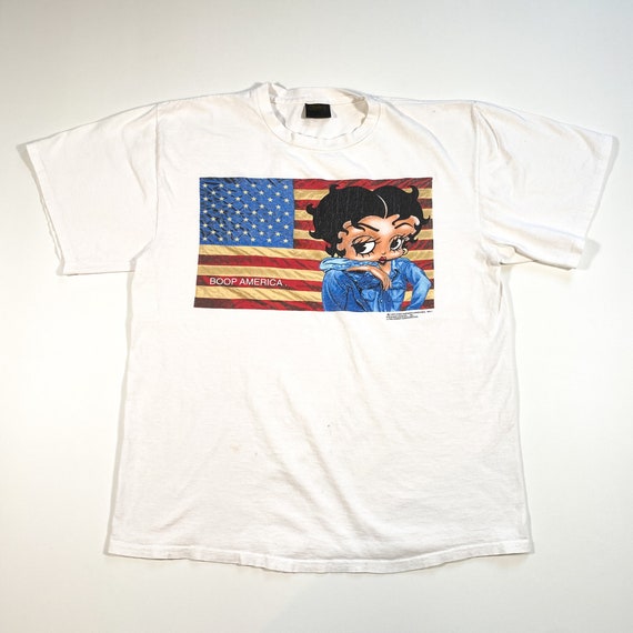 Vintage Boop America Shirt 90s Betty Boop Shirt Vintage Betty Boop