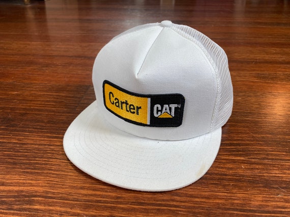 Vintage Carter CAT hat 80s cat trucker hat vintage