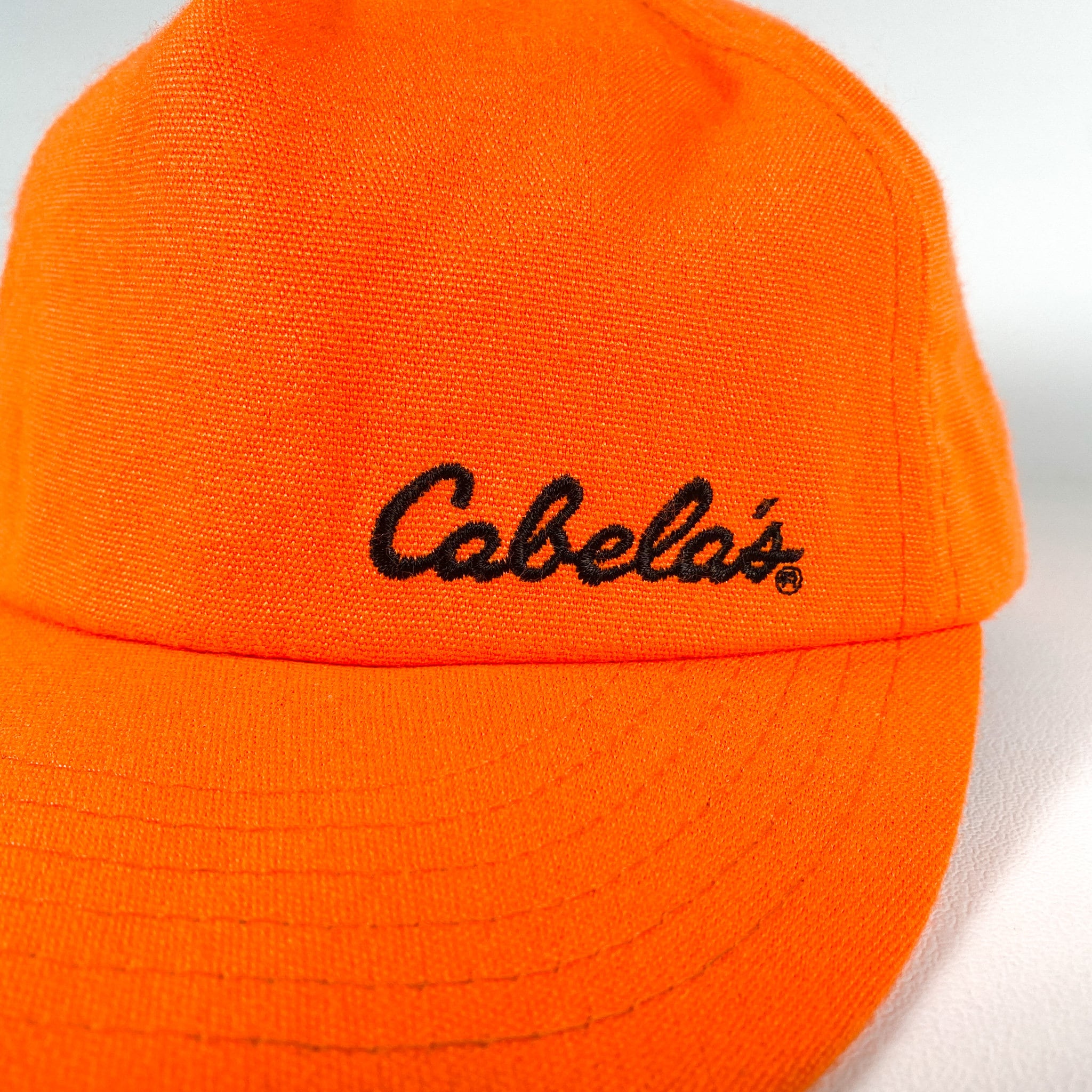 Vintage Cabelas Hat 90s Cabelas Hat Vintage Cabelas Hat Fishing Hat Vintage Fishing Hat Safety Orange Hat Made in USA Fisherman Hat Neon Hat