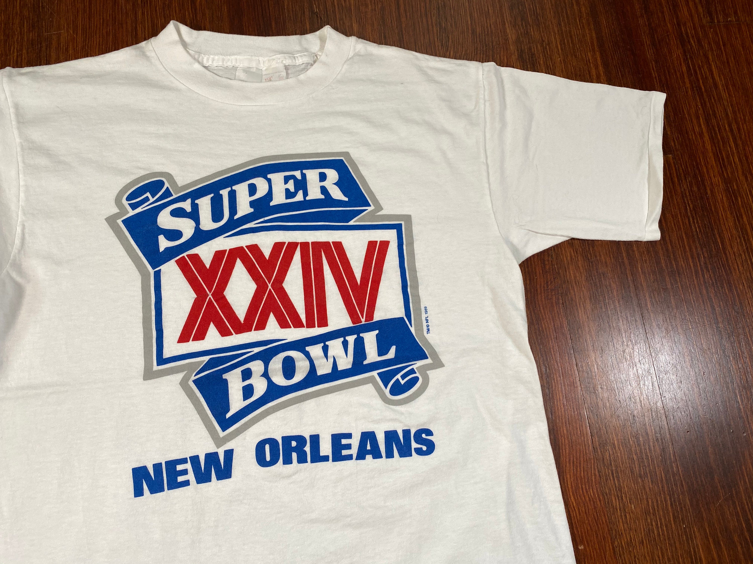 Vintage 1990 Super Bowl shirt Super Bowl XXIV tshirt 90s super | Etsy