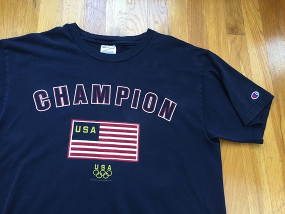 tshirt 90s champion shirt champion flag 