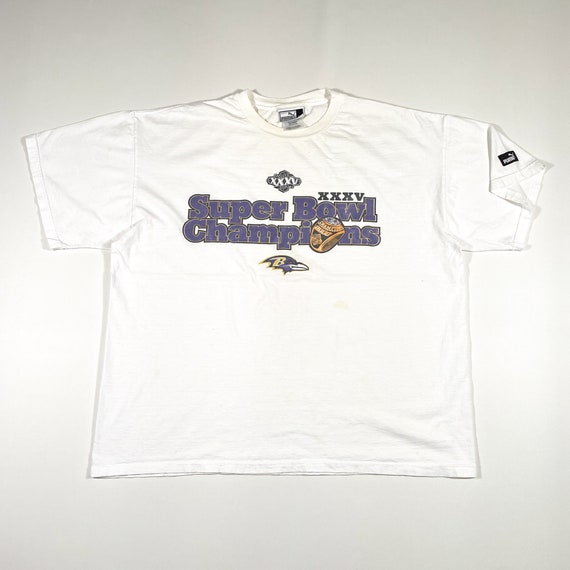 Vintage Super Bowl Ravens Shirt 2001 super bowl x… - image 1