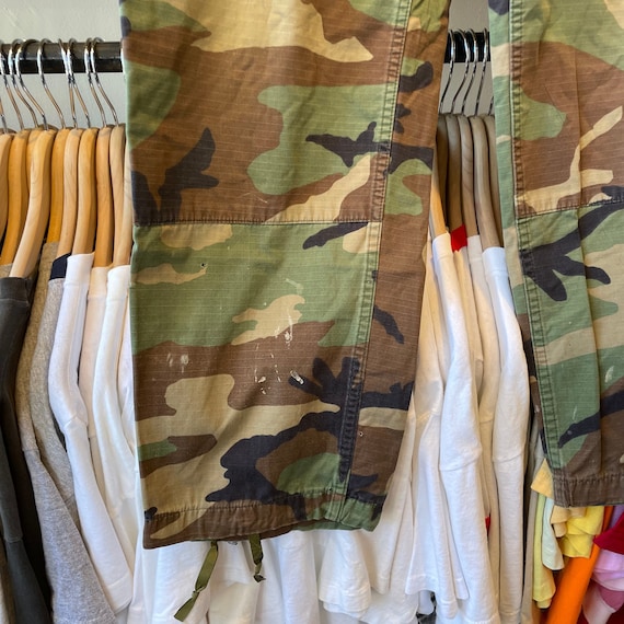 Vintage 90's Woodland Camouflage Cargo Pants - image 3