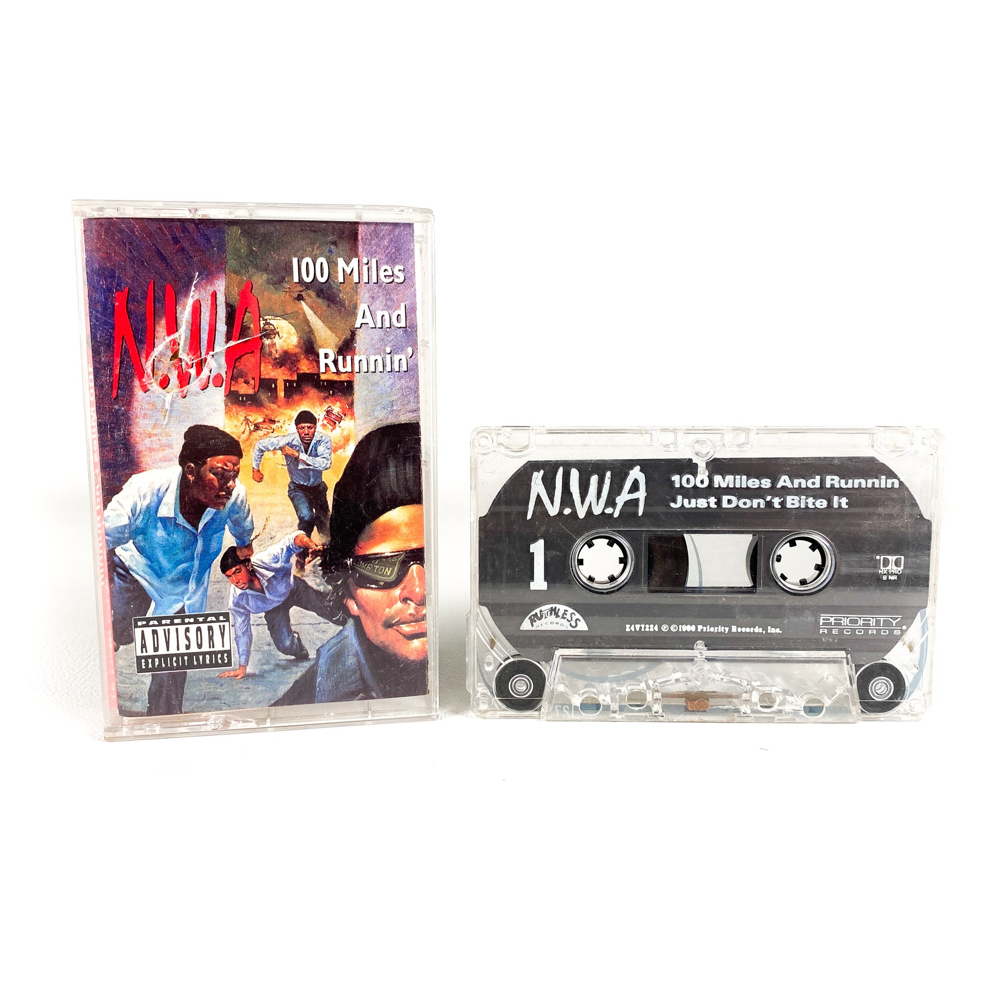 Vintage NWA 100 Miles Runnin Tape 90s Nwa Cassette Tape Nwa Tape Nwa 100  Miles and Runnin Rap Cassette Hip Hop Eazy E Ice Cube Dr Dre Mc Ren - Etsy