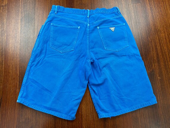 Vintage Guess Jeans shorts 90s guess shorts blue … - image 6
