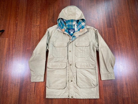 Vintage Woolrich Chore Coat beige 80s woolrich jac