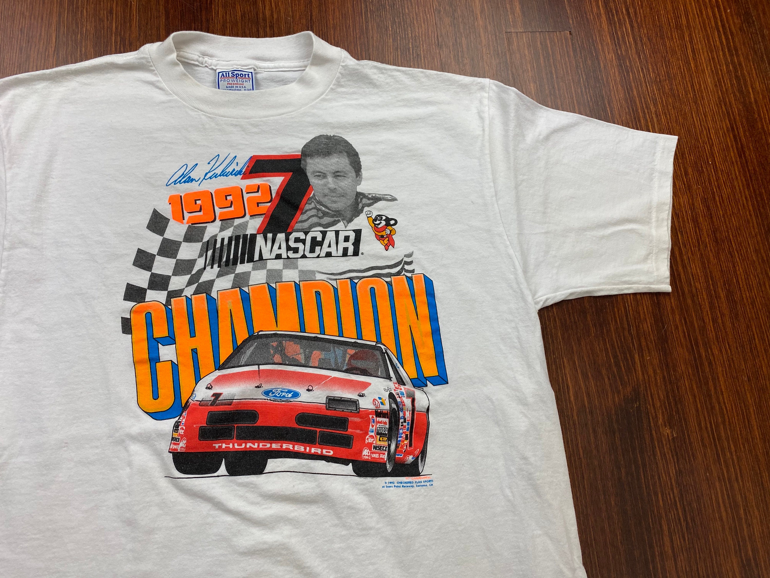 Vintage Alan Kulwicki tshirt 90s alan kulwicki shirt 1993 alan | Etsy