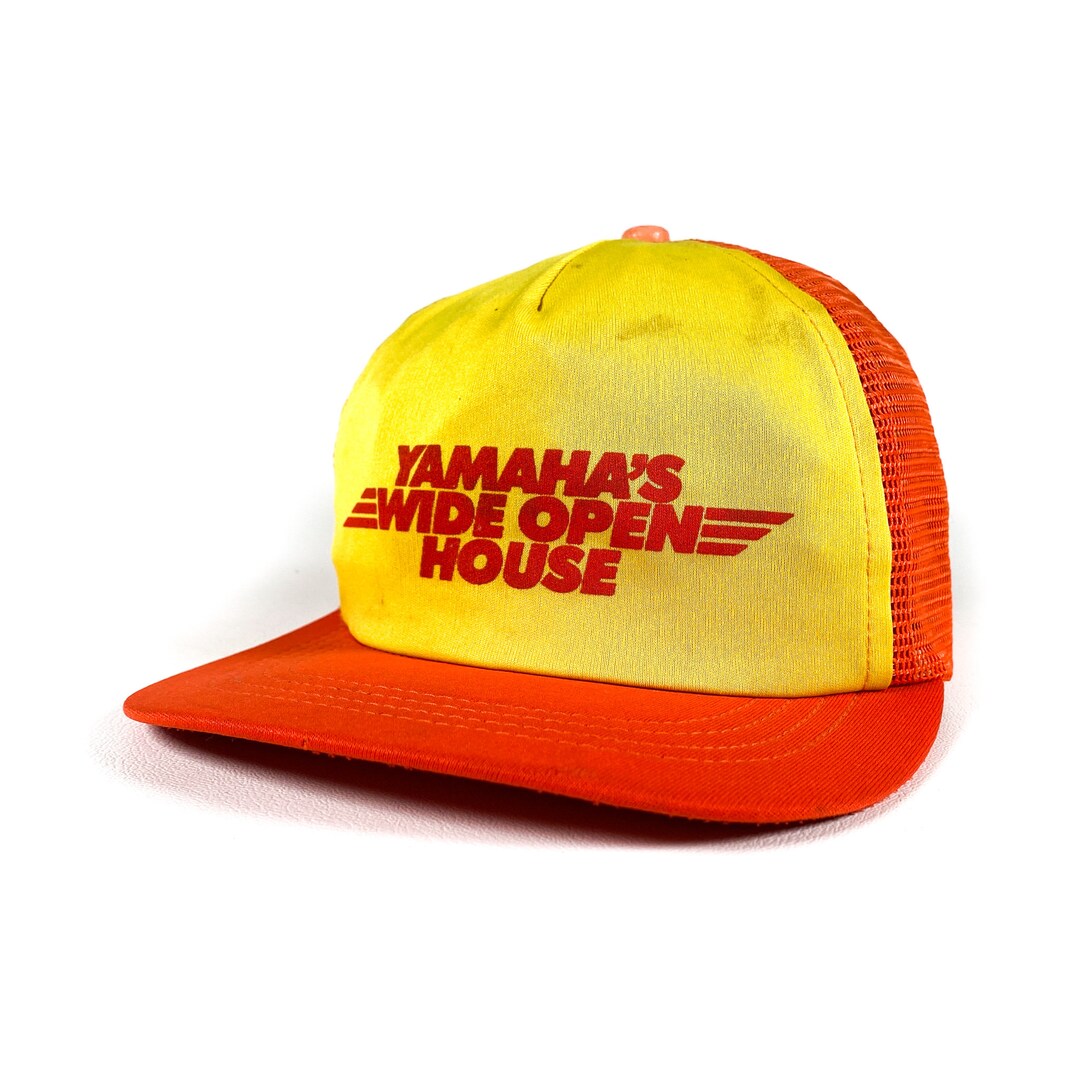 Vintage Yamaha Hat 70s Yamaha Dirtbike Hat Yamaha's Wide Open House