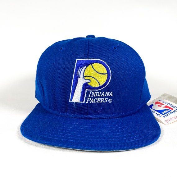 Vintage Indiana Pacers Hat 90s Indiana Pacers cap 90s Pacers snapback made in usa ajd snapback Indianapolis indy pacers hat nba snapback hat