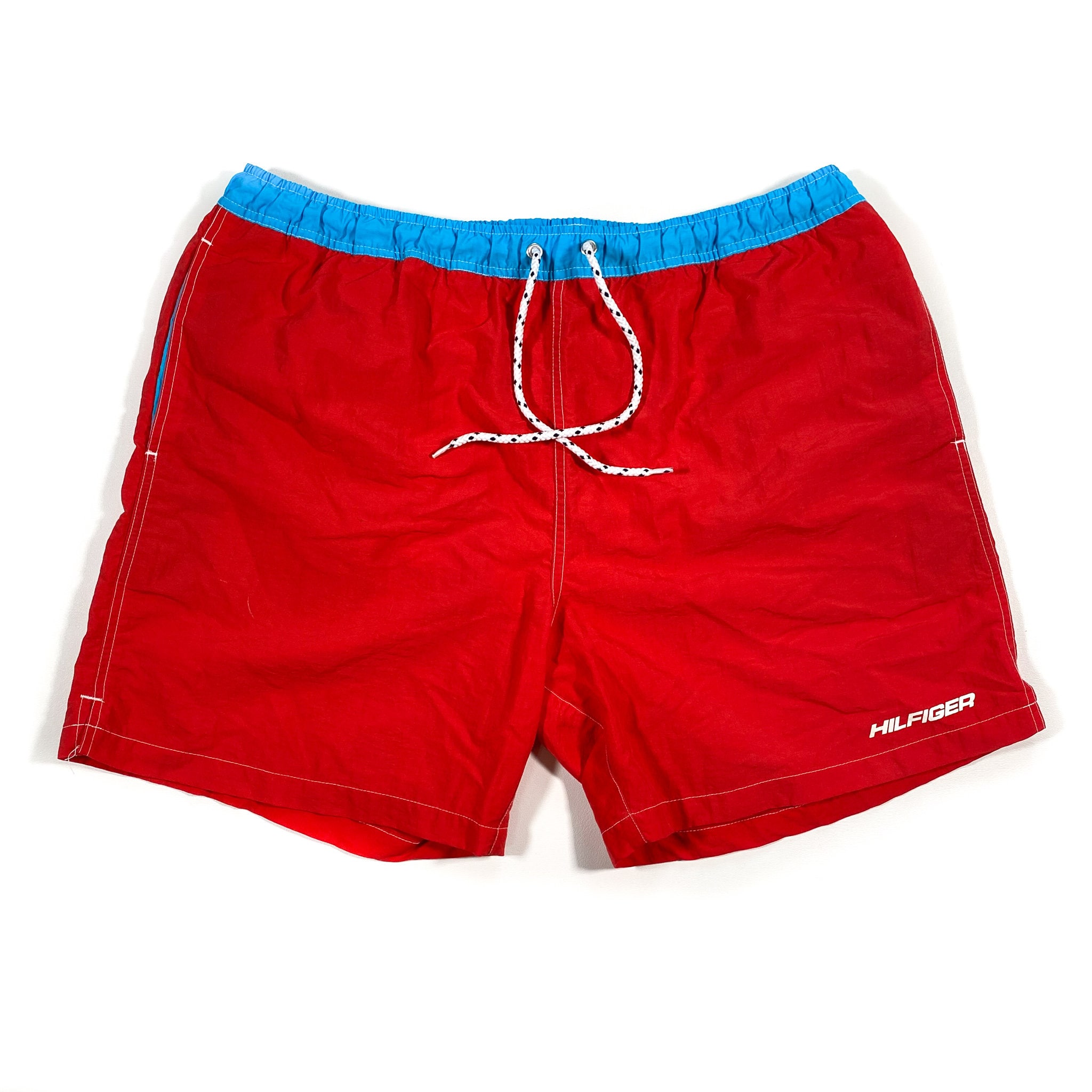 Tommy Hilfiger Mens Swim Trunks Mesh Lined Board Shorts Red Sz XL - www ...