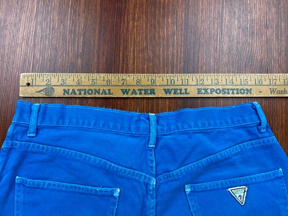 Vintage Guess Jeans shorts 90s guess shorts blue … - image 10
