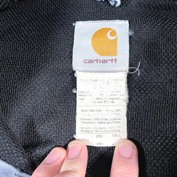 Vintage Y2K Carhartt Thrashed Active Work Jacket - image 7