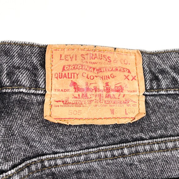 Vintage Levis 505XX Denim 90s levis 505 jeans vin… - image 8