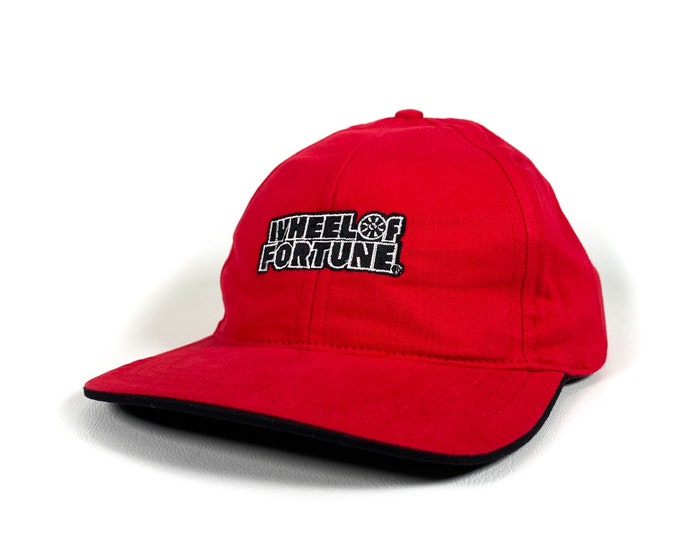 Vintage Wheel of Fortune Hat 90s Wheel of Fortune Cap Made in Usa Snapback Vintage Game Show Hat