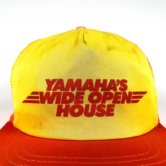 Vintage Yamaha Hat 70s yamaha dirtbike hat yamaha's w… Gem