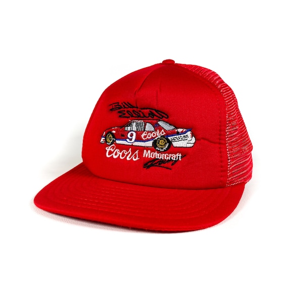 Vintage Coors Bill Elliott Hat 80s 