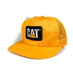Vintage CAT Hat 90s Cat Hat Cat Tractor 