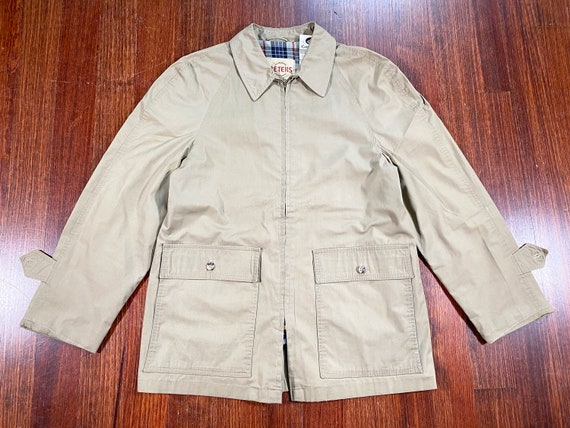 chino graphic chore jacket