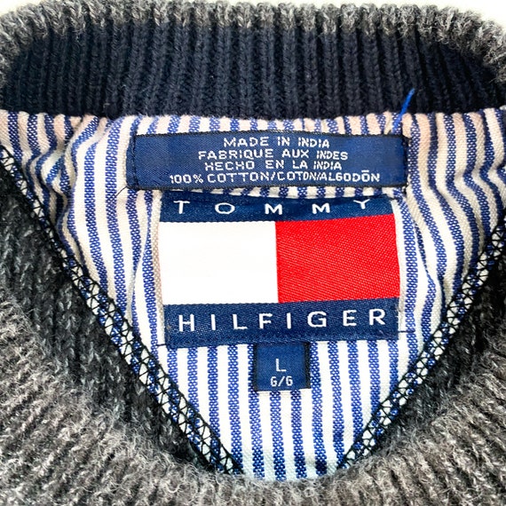 Vintage Tommy Hilfiger Sweater 90s Tommy Hilfiger… - image 5