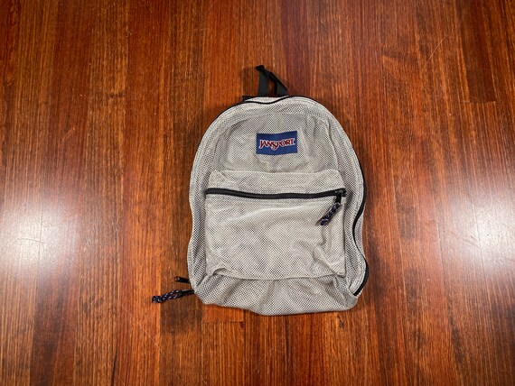 Vintage Jansport mesh backpack 90s jansport backpa