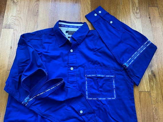 Vintage Tommy Jeans shirt 90s tommy jeans button u