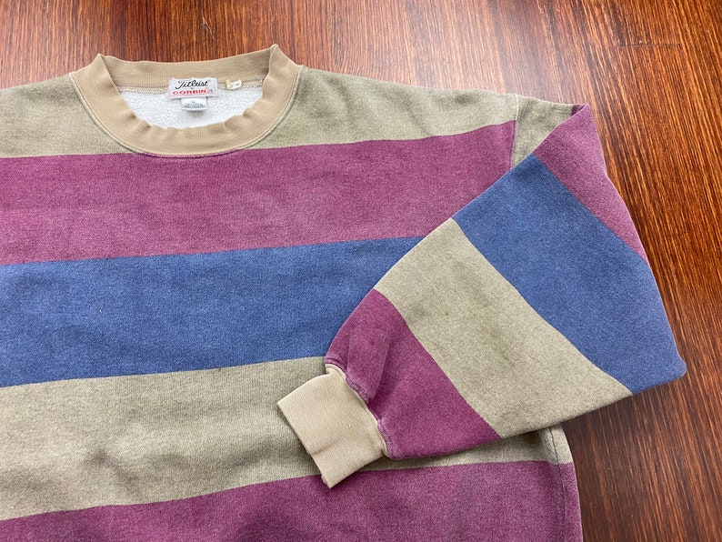 Vintage Titleist sweatshirt 90s titleist striped crewneck | Etsy