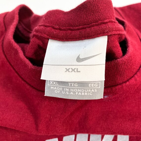 Vintage Nike shirt 90s nike tshirt red nike shirt… - image 3