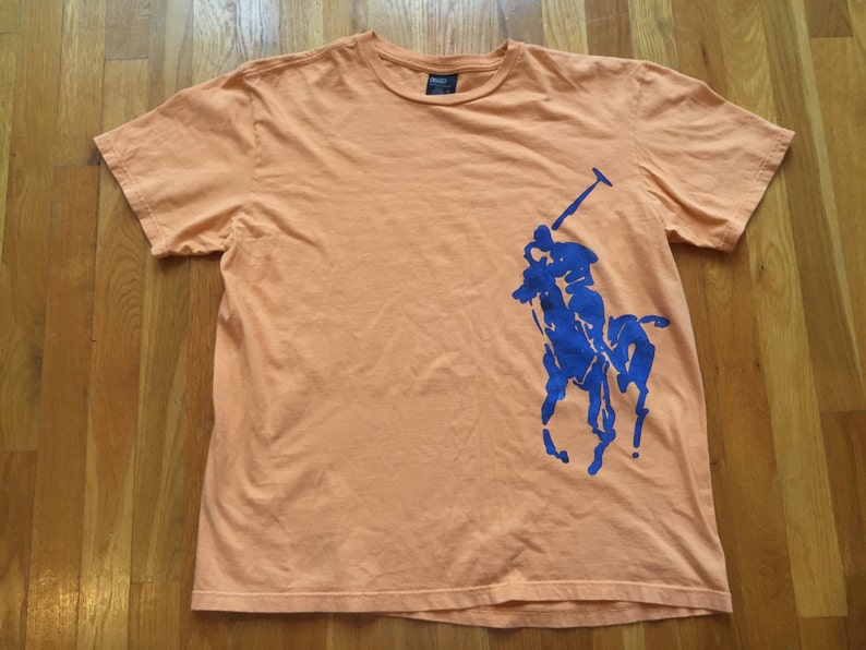 Par Graphique T LEtsy Polo Shirt Ralph Lauren Taille Vintage 80vwOmNn