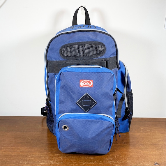 Vintage Quiksilver Backpack 90s Quiksilver Skate Bag Quiksilver