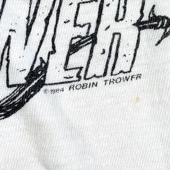 Vintage Robin Trower Shirt 80s Robin Trower tshir… - image 3