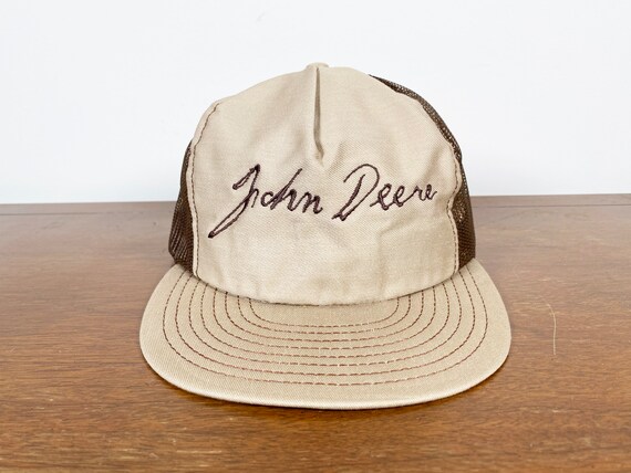 Vintage John Deere trucker hat 80s john deere hat… - image 2