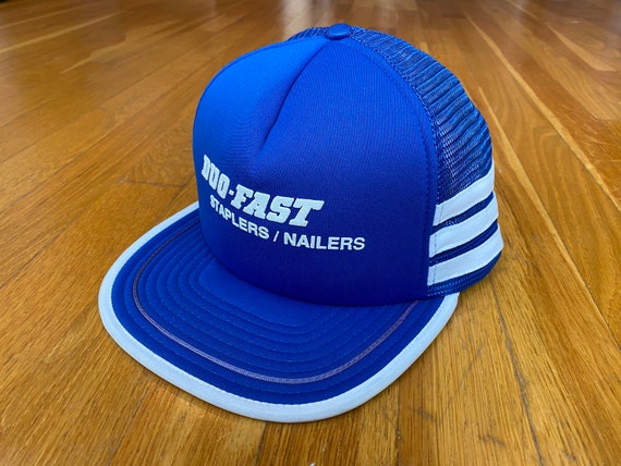 Vintage Duo Fast hat 80s duo fast three stripe tru