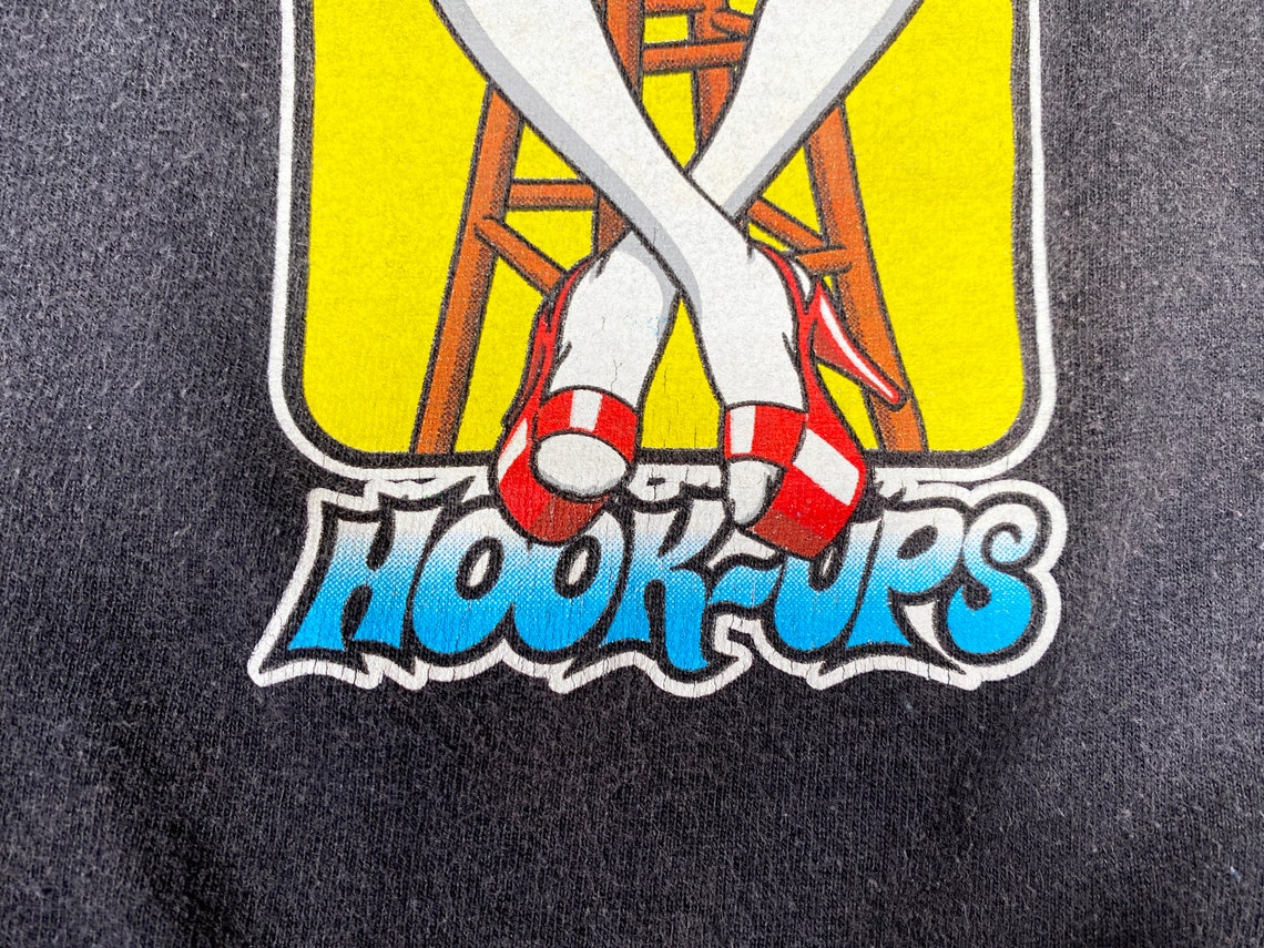 Vintage Hookups shirt vintage haak ups tshirt hookups skate Etsy