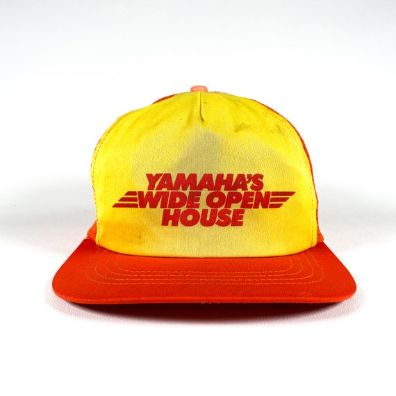 Vintage Yamaha Hat 70s yamaha dirtbike hat yamaha's w… Gem