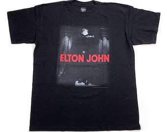 Vintage Elton John shirt 90s Elton John tshirt 1997 Elton John tee Elton John big picture shirt big picture tour shirt Elton John polygram