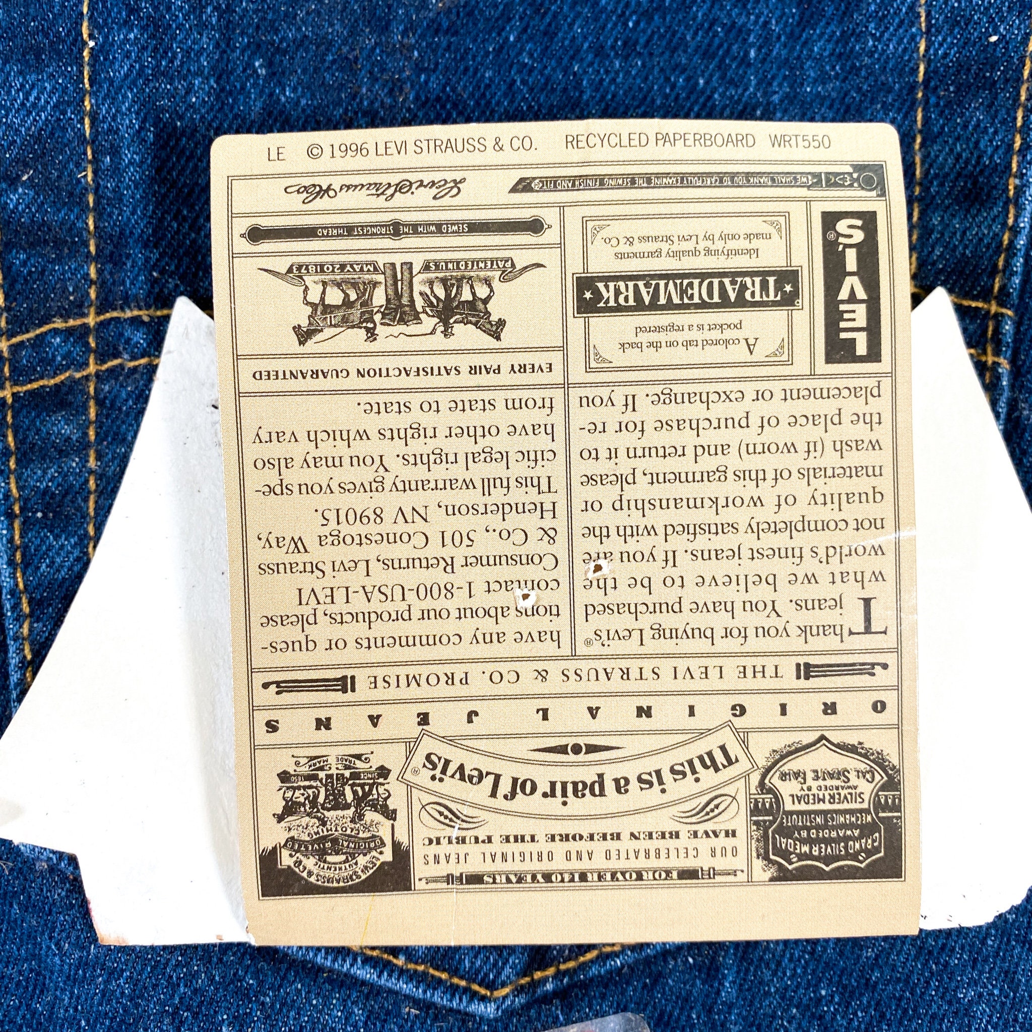 Levi strauss cheap warranty