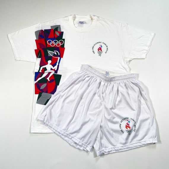 Vintage Atlanta Olympics Shirt and Shorts 1996 At… - image 1