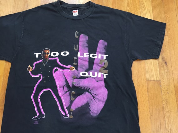 Vintage MC Hammer shirt 1992 MC Hammer 2 legit 2 q