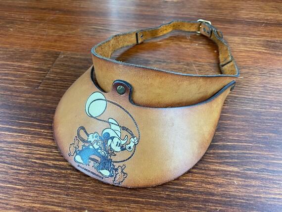 Vintage Cowboy Mickey Mouse visor 70s mickey mouse