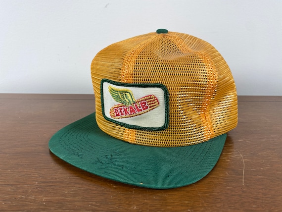 Vintage Dekalb K Brand Trucker hat 70s dekalb truc