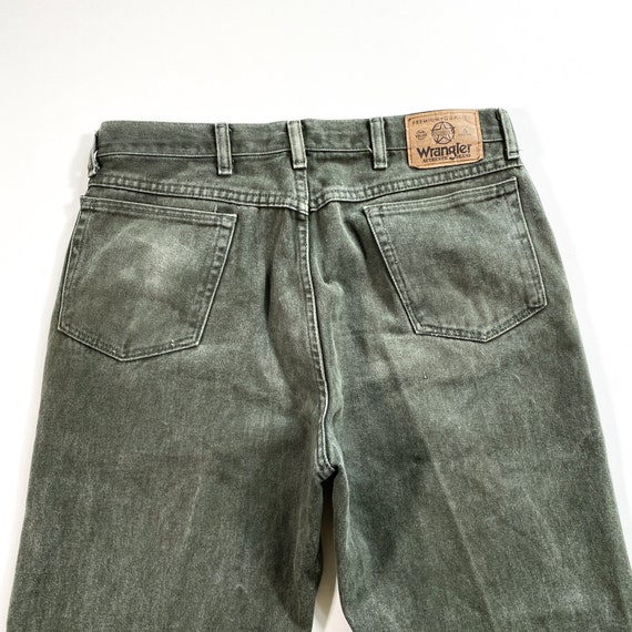 Vintage Wrangler Green Jeans 90s wrangler jeans v… - image 8