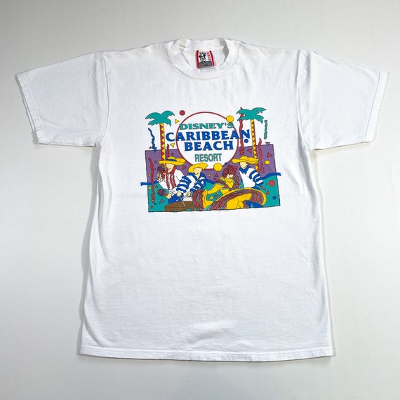 Vintage Disney Caribbean Beach shirt 90s disney shirt… - Gem