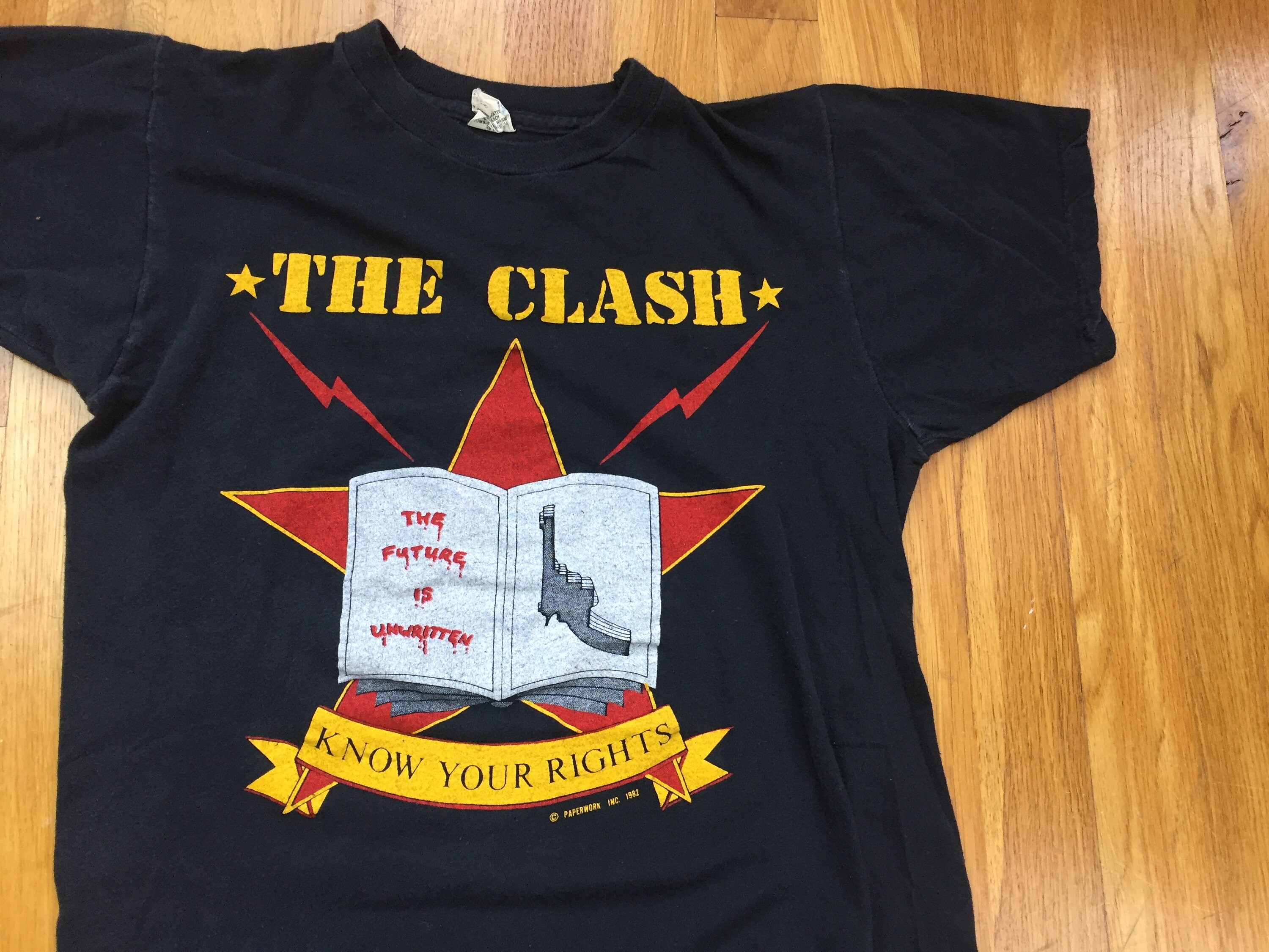 Vintage The Clash shirt 80s de botsing 