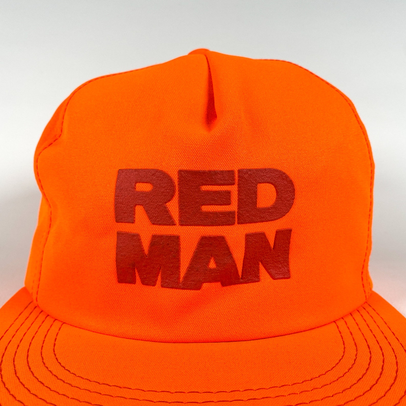 Vintage Red Man hat 80s Red Man trucker hat red man chew Etsy