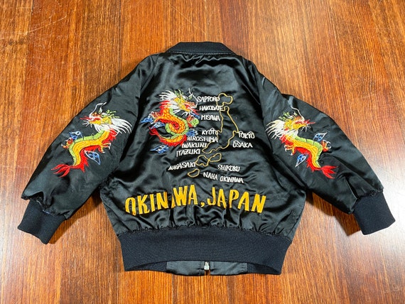 Vintage Japan Souvenir Jacket 80s souvenir jacket