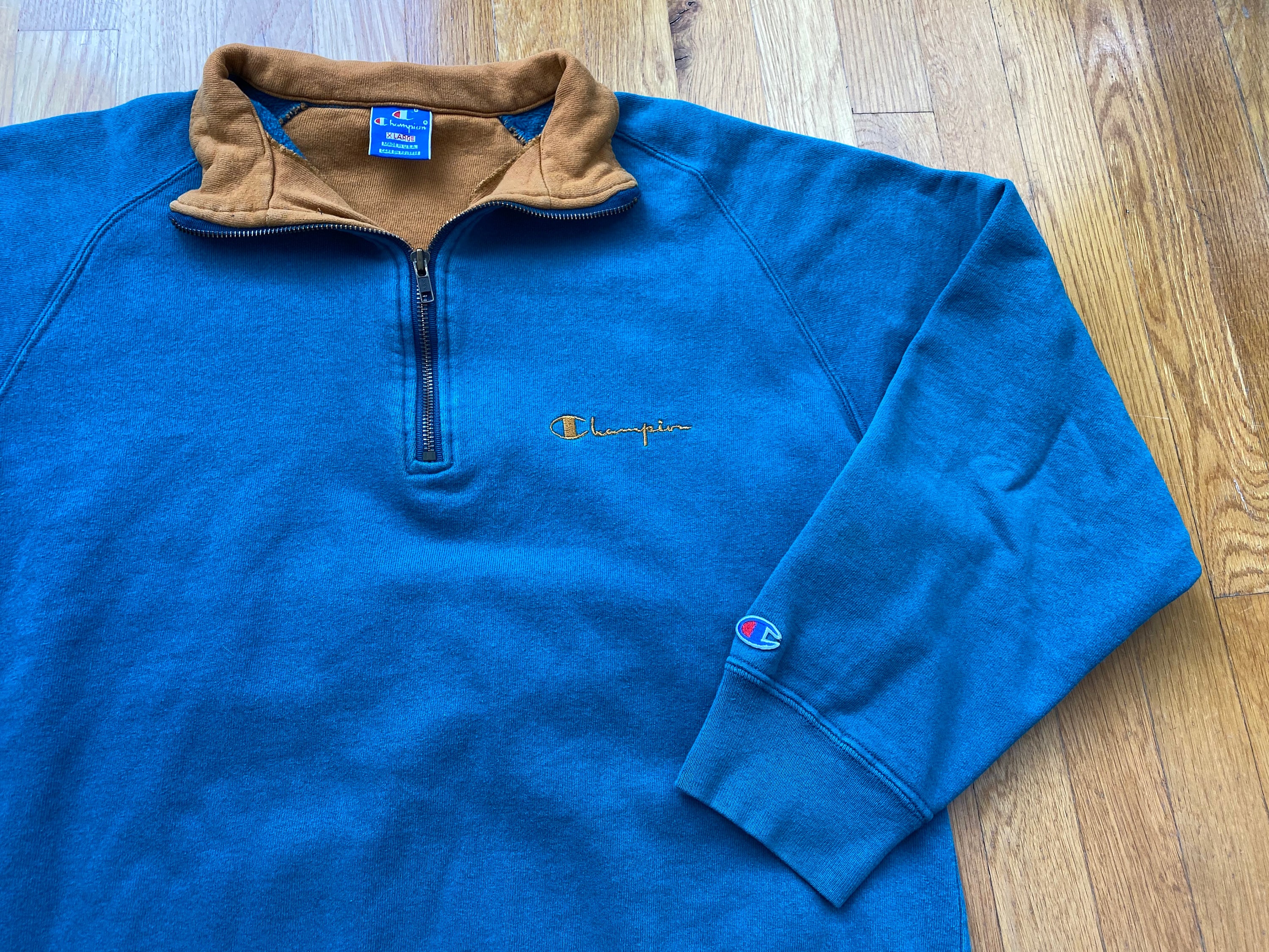 Vintage Champion Quarter 90s Champion Sweatshirt Champion -