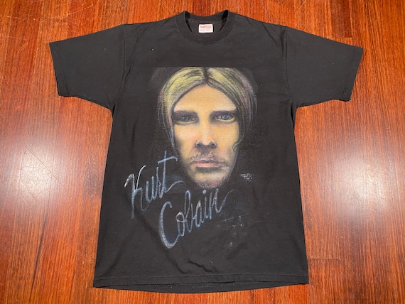 Vintage Kurt Cobain shirt 90s kurt cobain tshirt v
