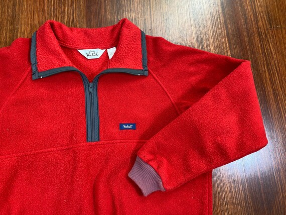 Vintage Woolrich fleece 80s woolrich sweatshirt re