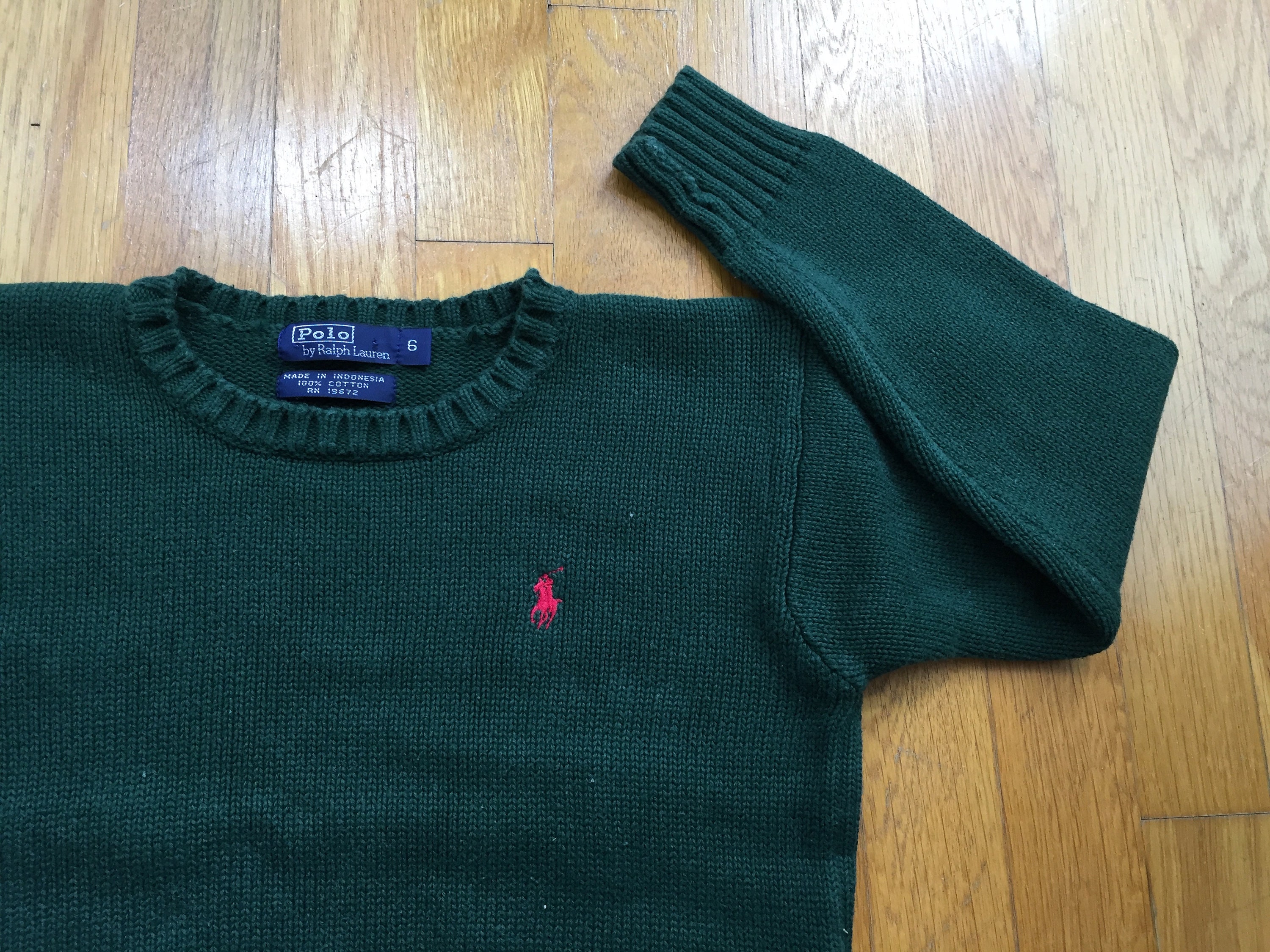 Vintage Polo Sweater 90s Ralph Lauren Green Sweater 90s Polo - Etsy