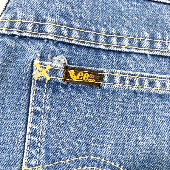 Vintage 70's LEE Riders Blue Jeans - image 2